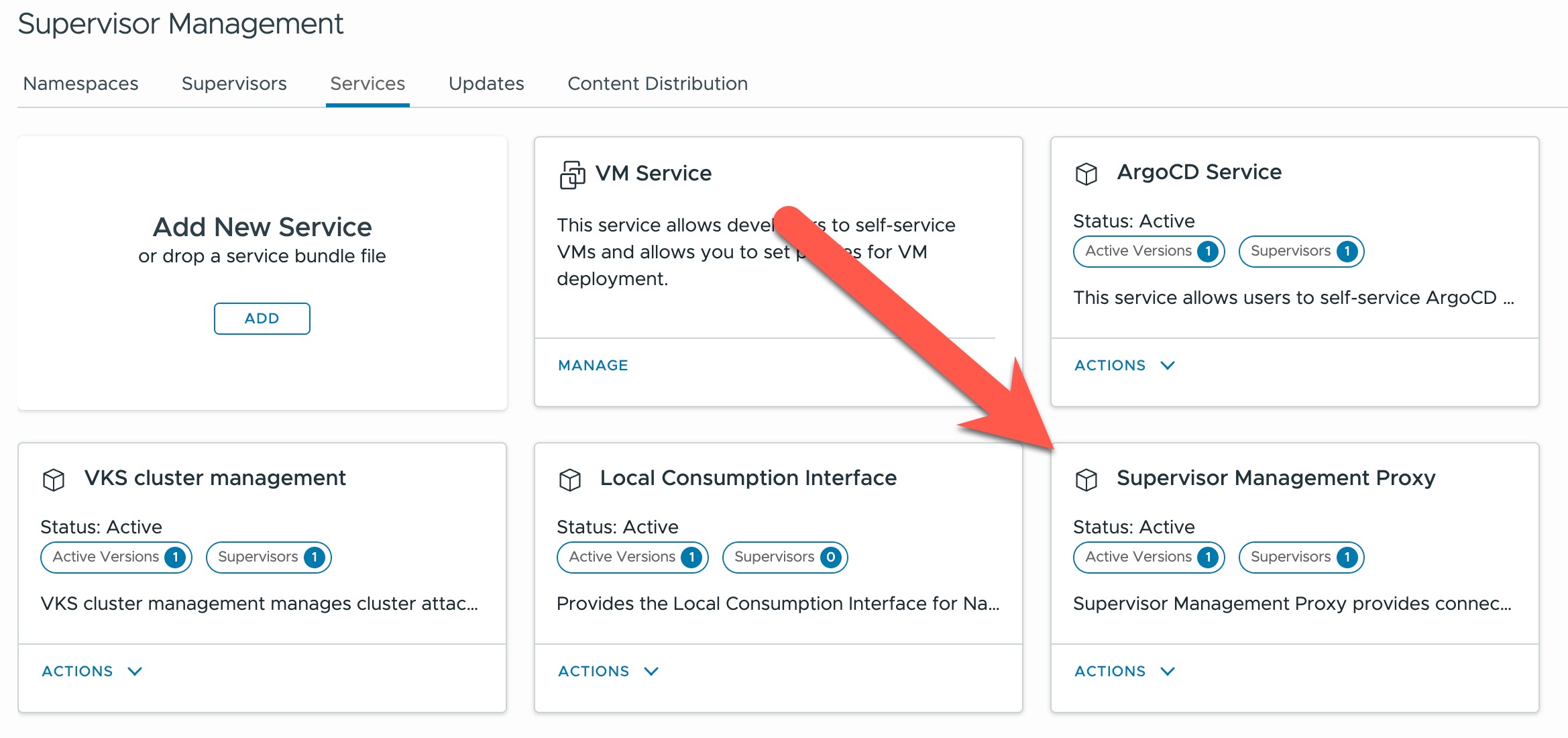 Supervisor Management Proxy